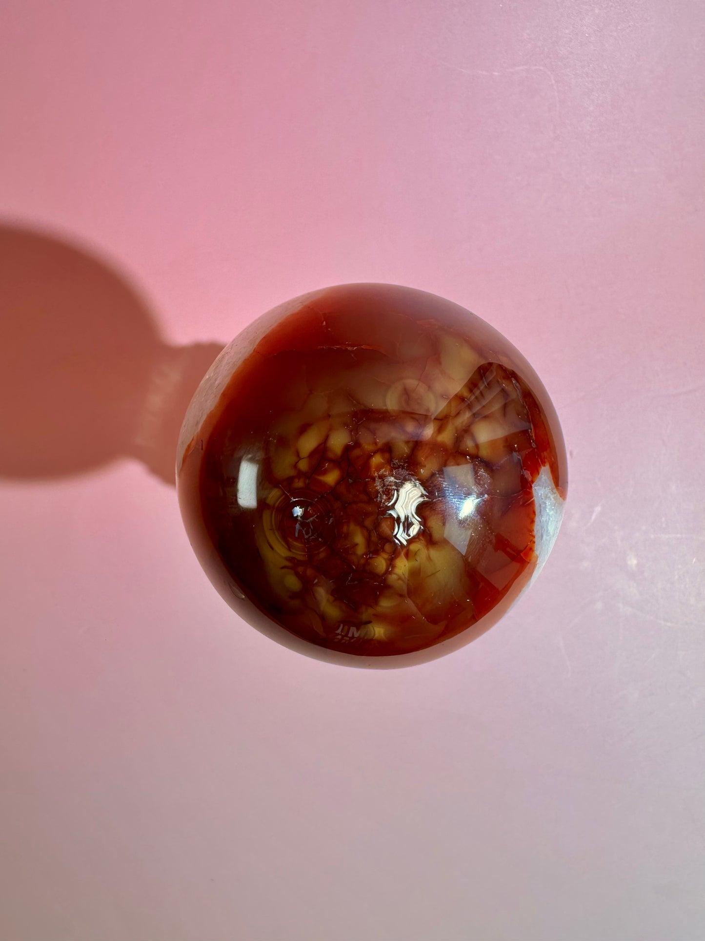 Carnelian Sphere – Option K | Confidence, Passion & Empowerment Crystal