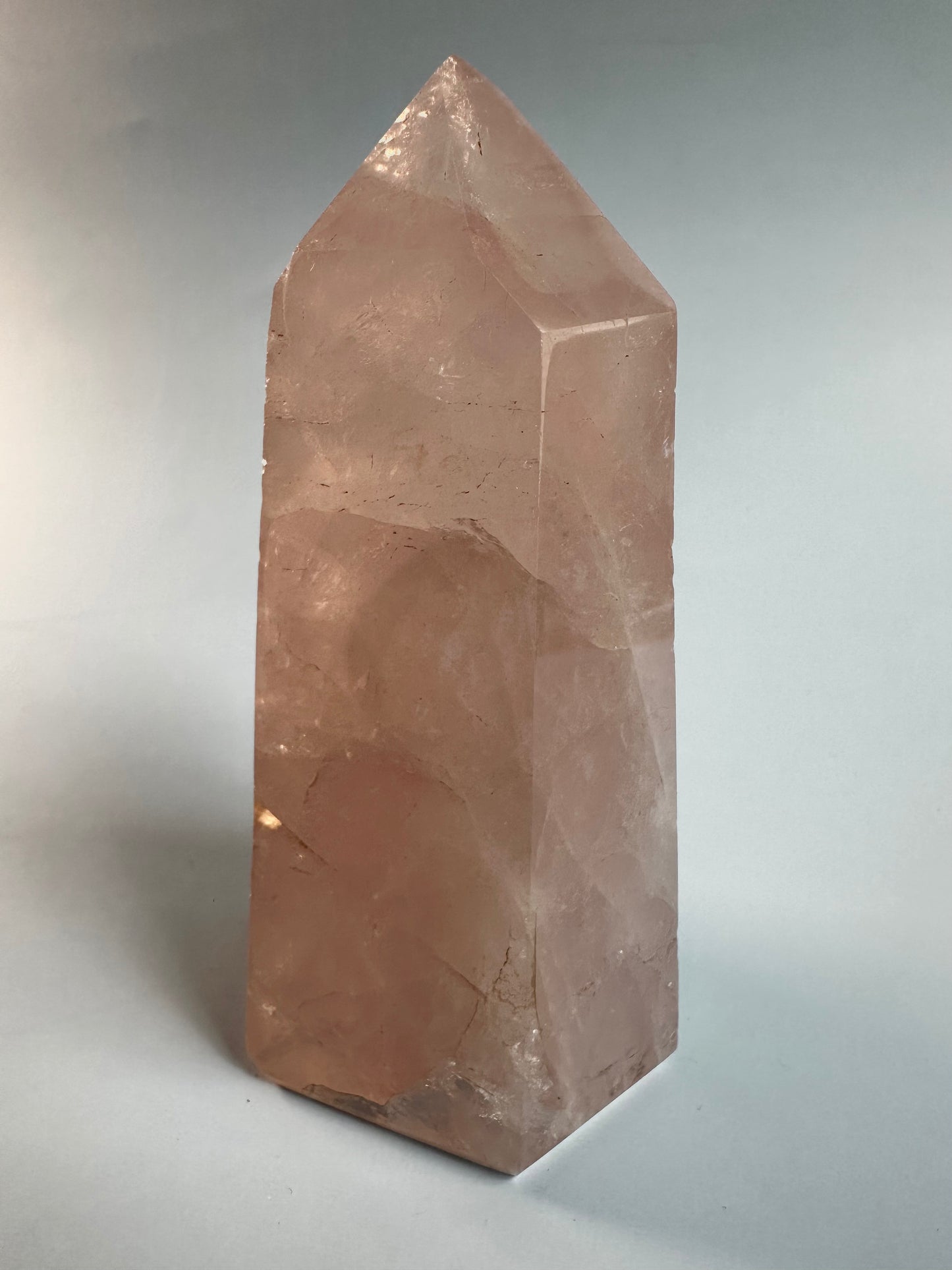 Perfectly Imperfect Rose Quartz Tower Misfit - B