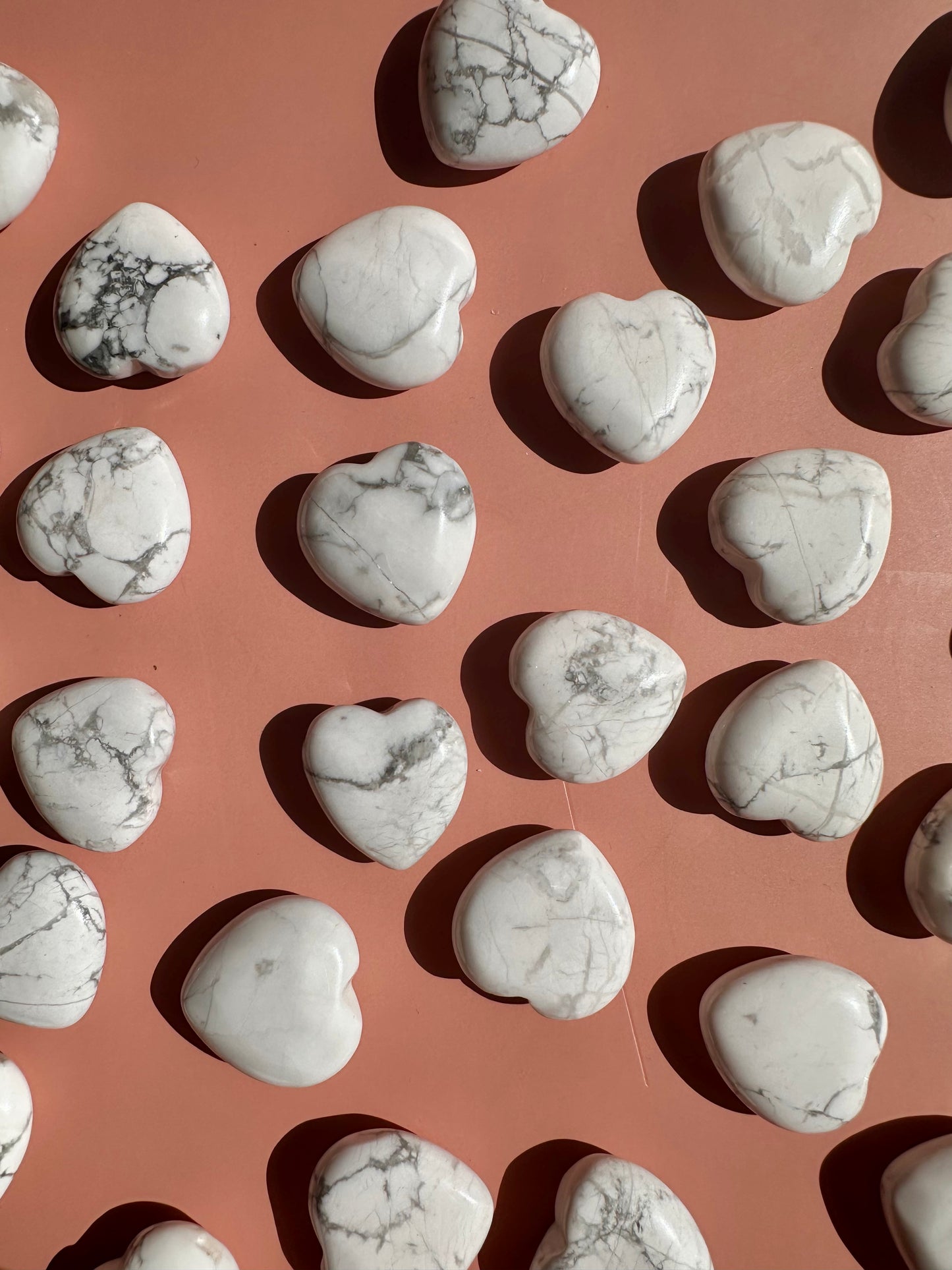 Small Howlite Heart