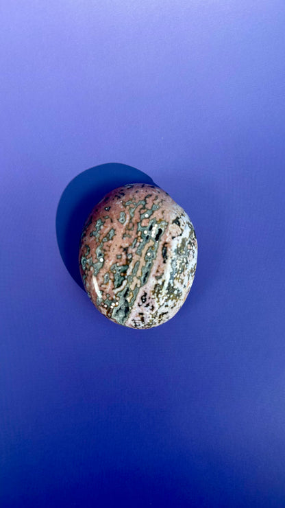 Ocean Jasper Palm Stone – Option B