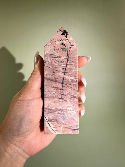 Pink Picture Jasper Tower – Option D