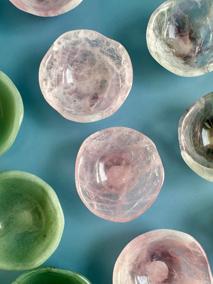 Mini Rose Quartz Bowl