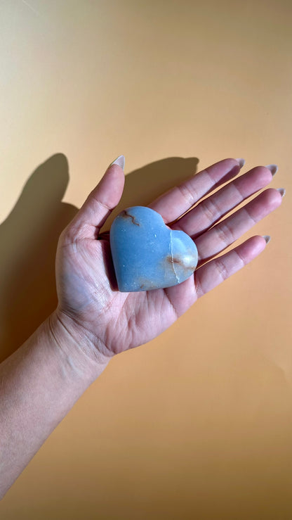 Angelite Heart – Option A