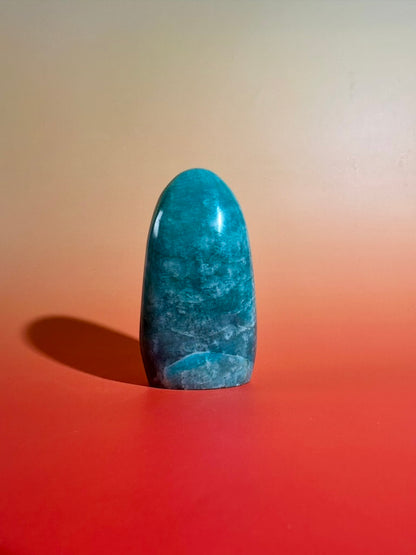 Amazonite Standing Freeform Option D | Polished Amazonite Display Crystal