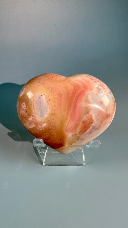 Polychrome Jasper Heart – Option A