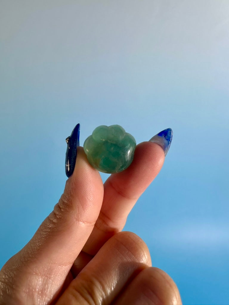 Small Rainbow Fluorite Paw | Crystal Paw Carving
