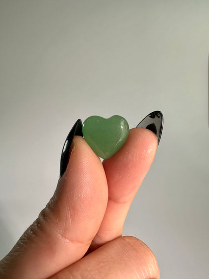Teeny Green Aventurine Heart