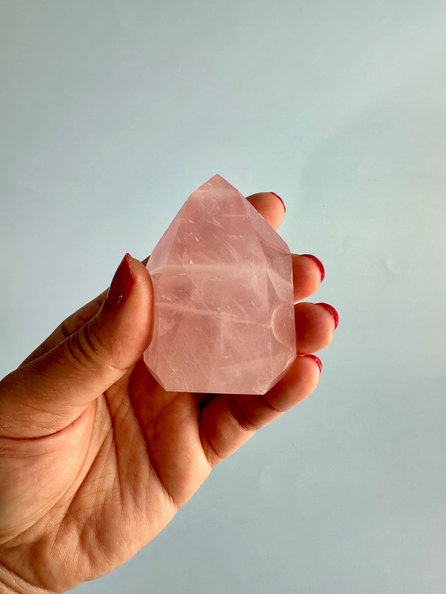 Small Rose Quartz Tower