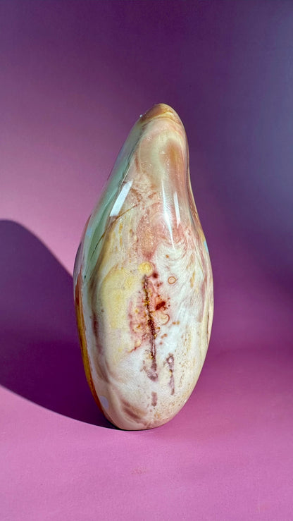Perfectly Imperfect Polychrome Jasper Standing Freeform Misfit – Option H