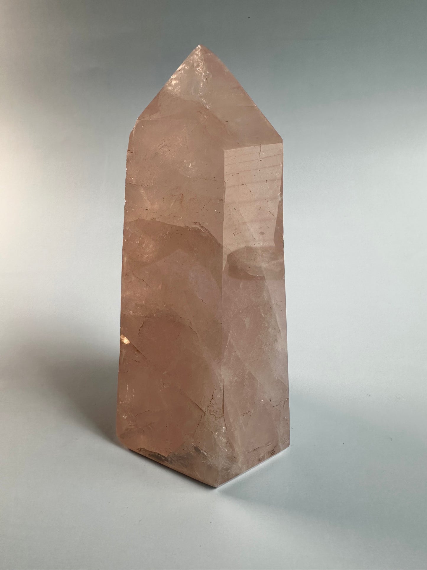 Perfectly Imperfect Rose Quartz Tower Misfit - B