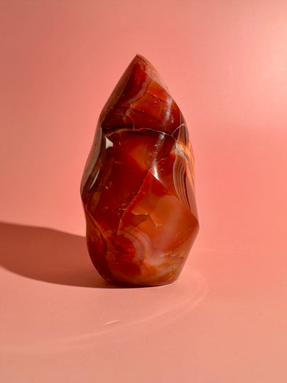 Carnelian Flame – Option D | Strength, Motivation & Grounding Energy