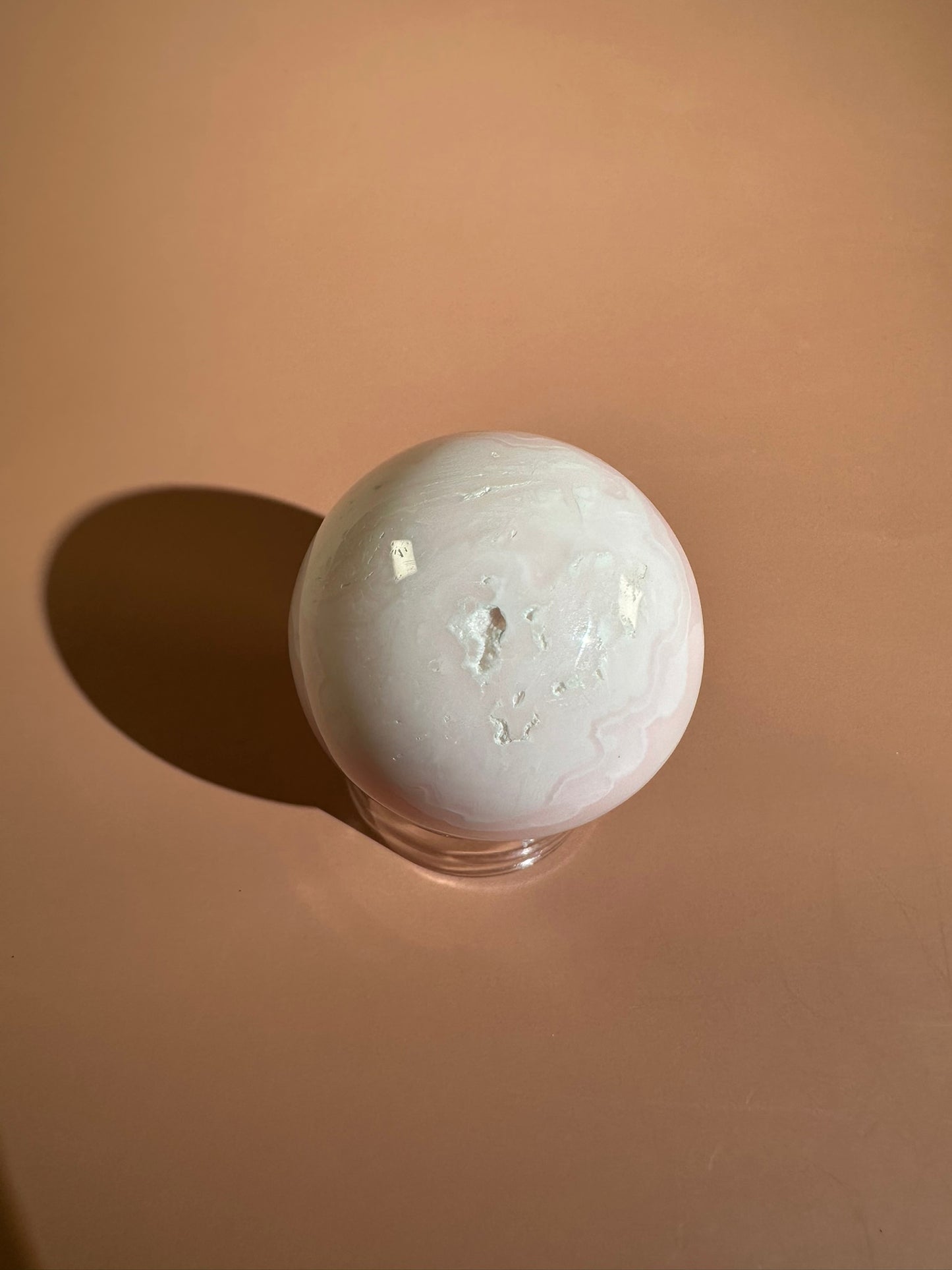 Peruvian Pink Mangano Calcite Sphere UV Reactive – Option E