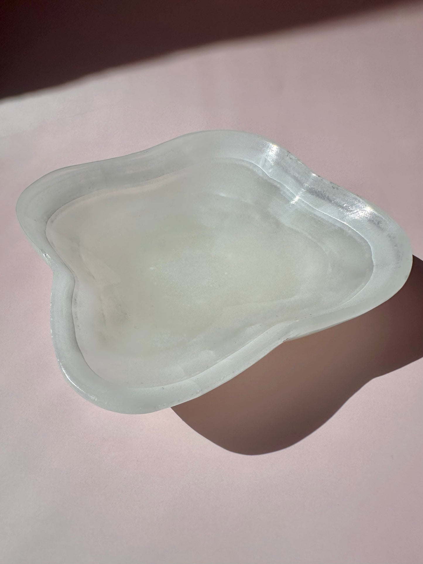 White Onyx Irregular Bowl