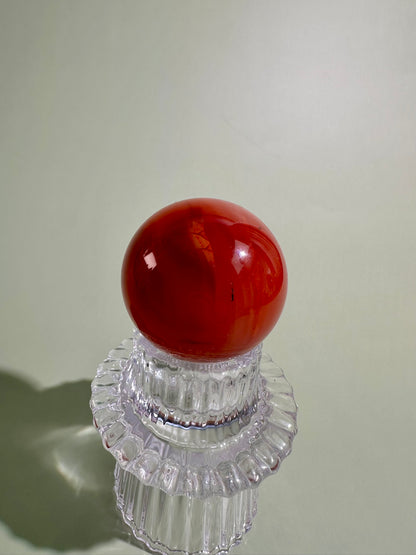 Carnelian Sphere – Option D | Empowerment, Abundance & Confidence Crystal