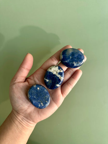 Sodalite Palm Stone