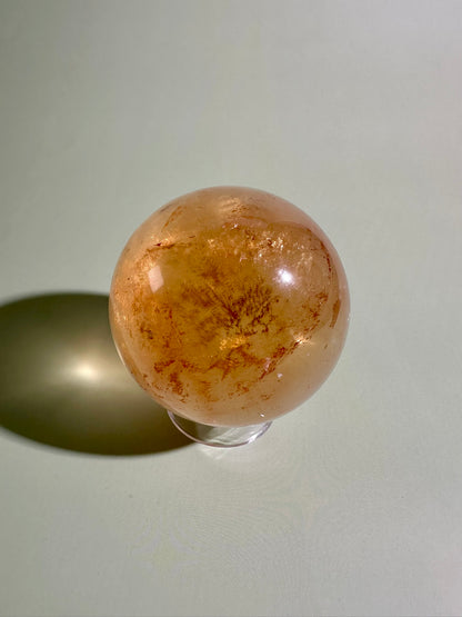 Honey Calcite Sphere – Option H | Collector Crystal, Joy, Inner Strength & Positivity