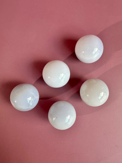 Small Blue Chalcedony Sphere