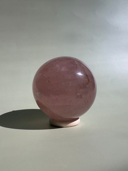 Star Rose Quartz Sphere - B