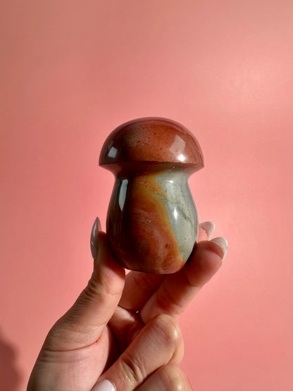Polychrome Jasper Mushroom – Option D