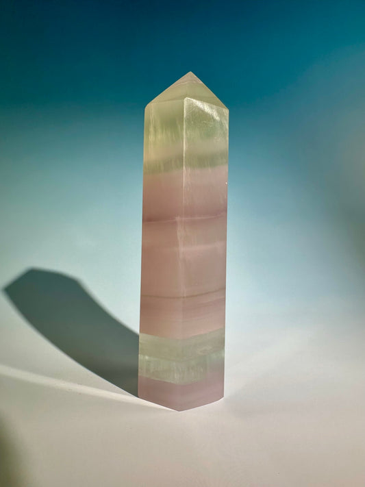 Lavender Green Fluorite Tower – Option D