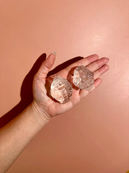 Clear Quartz Money Toad | Intuitively Chosen Prosperity, Clarity & Manifestation Energy