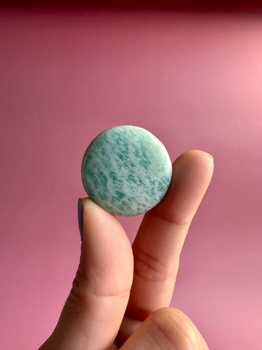 Amazonite Mini Flat Palm