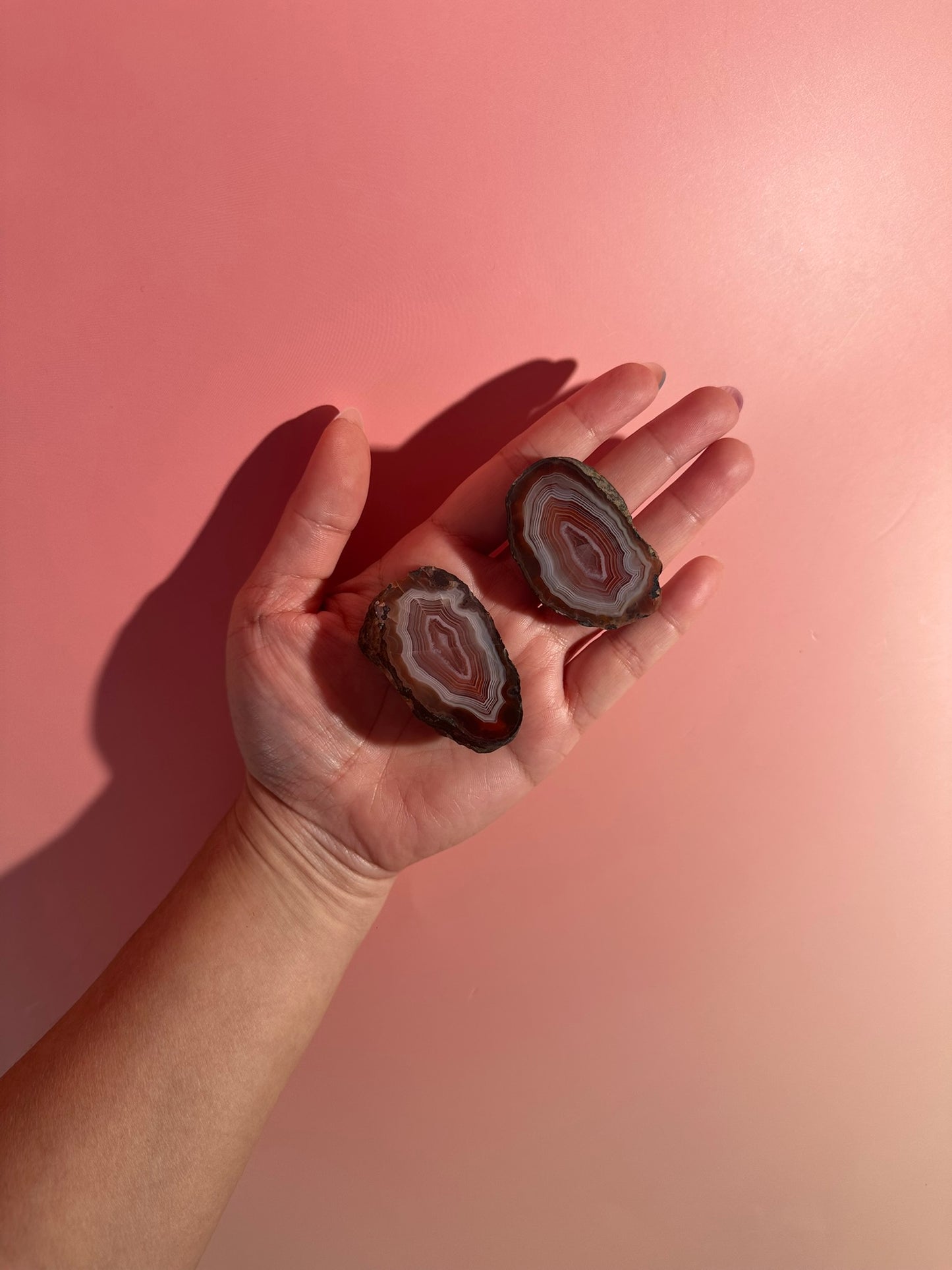 Zhanguo Agate Pair Option I | Premium One-of-a-Kind Crystal Pair