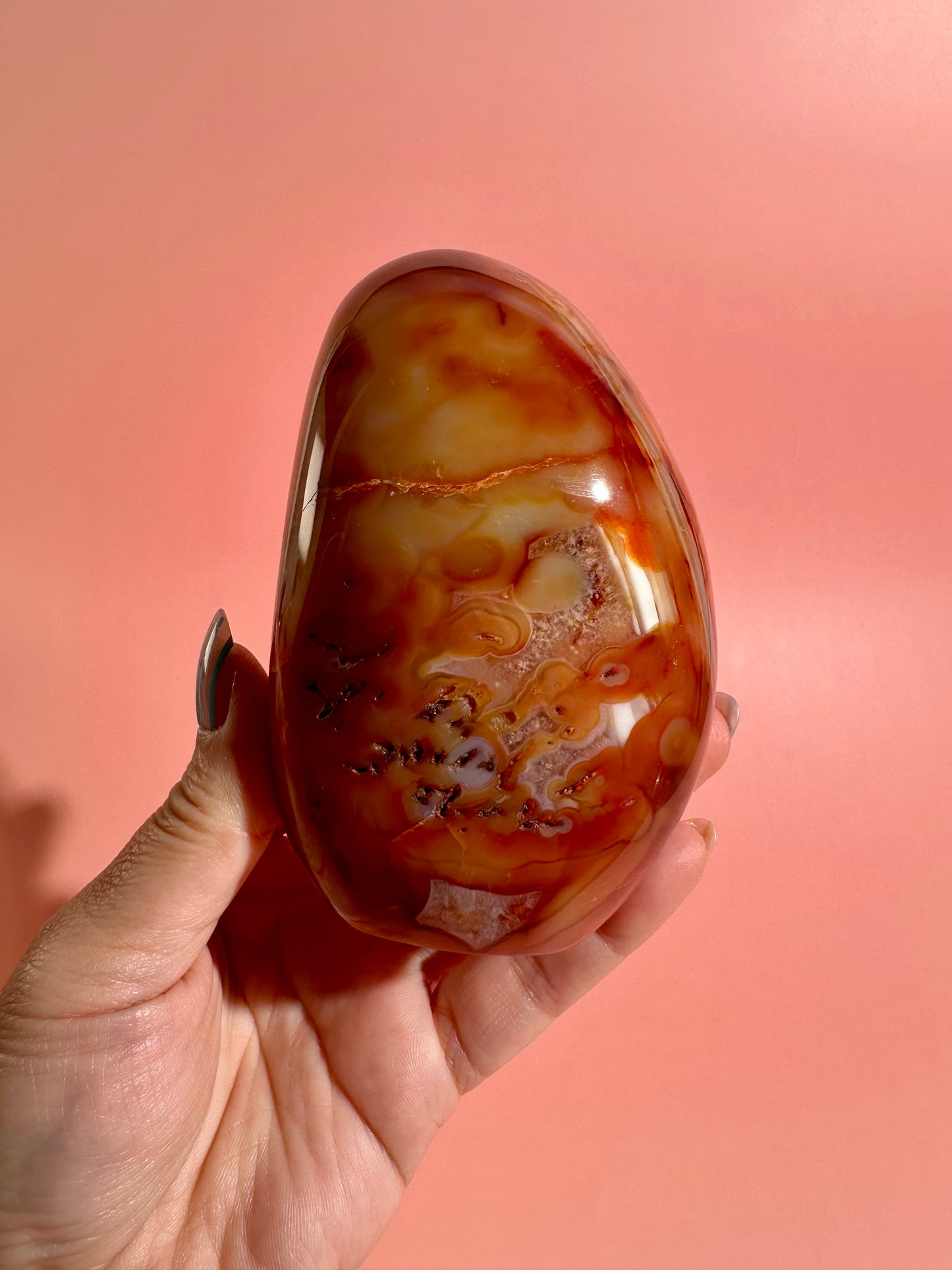 Carnelian Standing Freeform – Option I | Collector Crystal, Vitality & Inner Strength