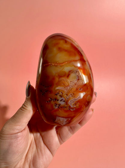 Carnelian Standing Freeform – Option I | Collector Crystal, Vitality & Inner Strength