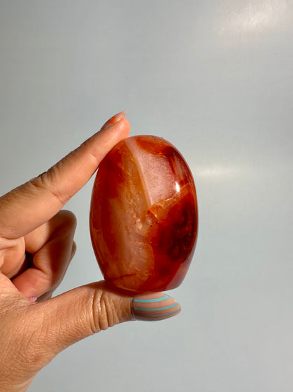 Carnelian Standing Freeform – Option B | Creativity, Passion & Positive Energy Crystal