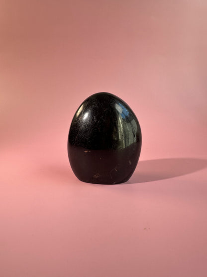 Black Tourmaline Standing Freeform – C