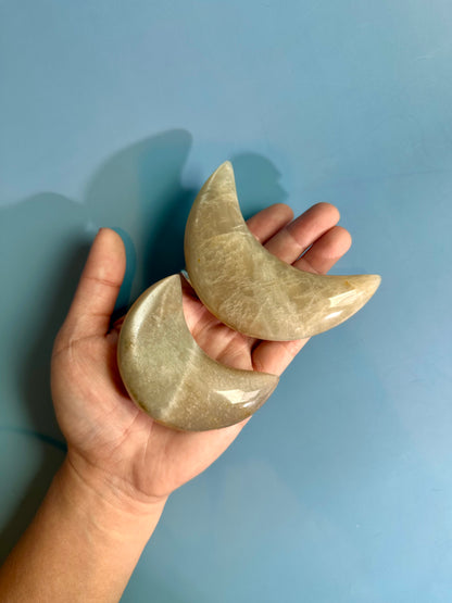 Large Moonstone Moon