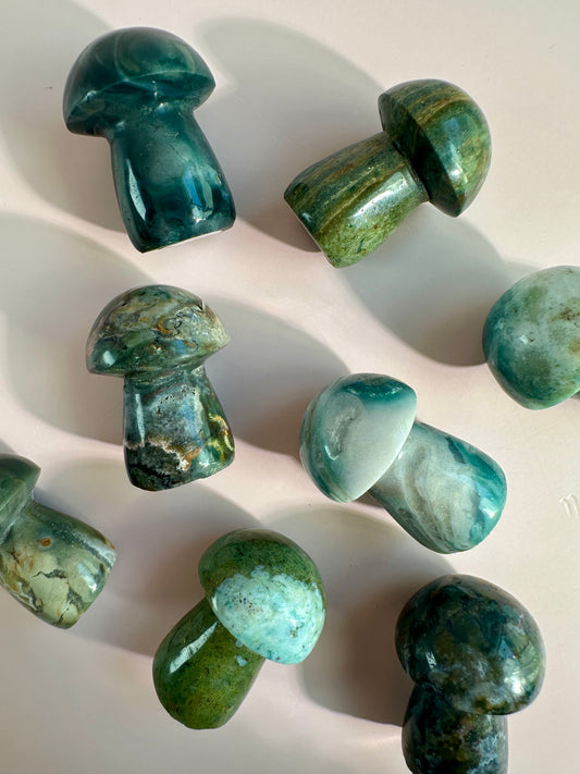 Small Sea Jasper Mushroom