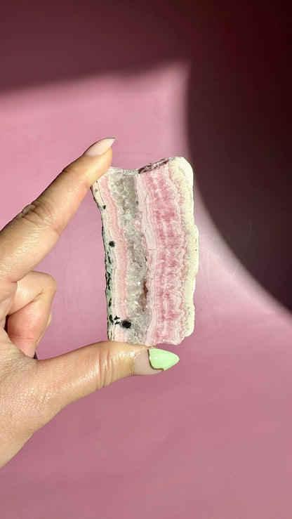 Peruvian Rhodochrosite Slab – Option A