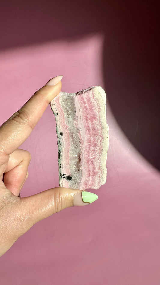 Peruvian Rhodochrosite Slab – Option A