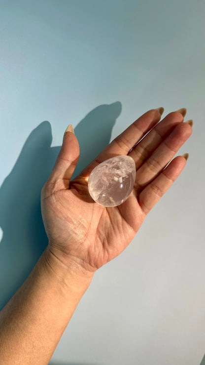 Rose Quartz Egg – Option A