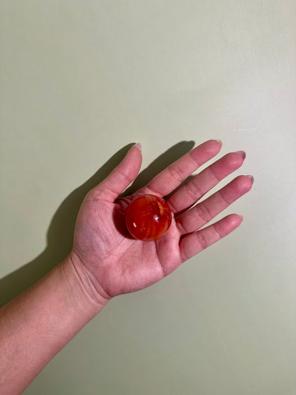 Carnelian Sphere – Option D | Empowerment, Abundance & Confidence Crystal