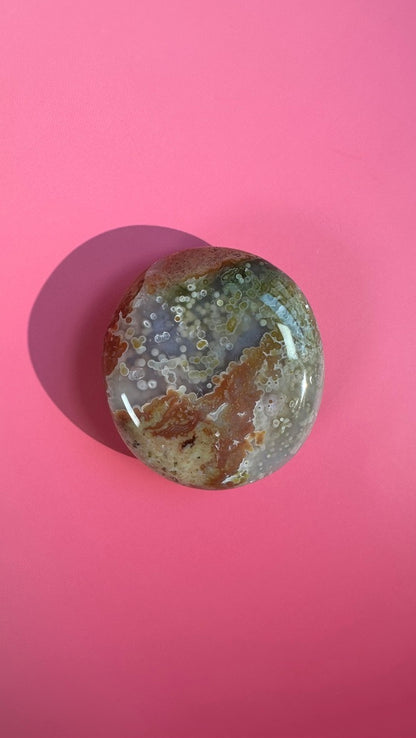 Ocean Jasper Palm Stone – Option D