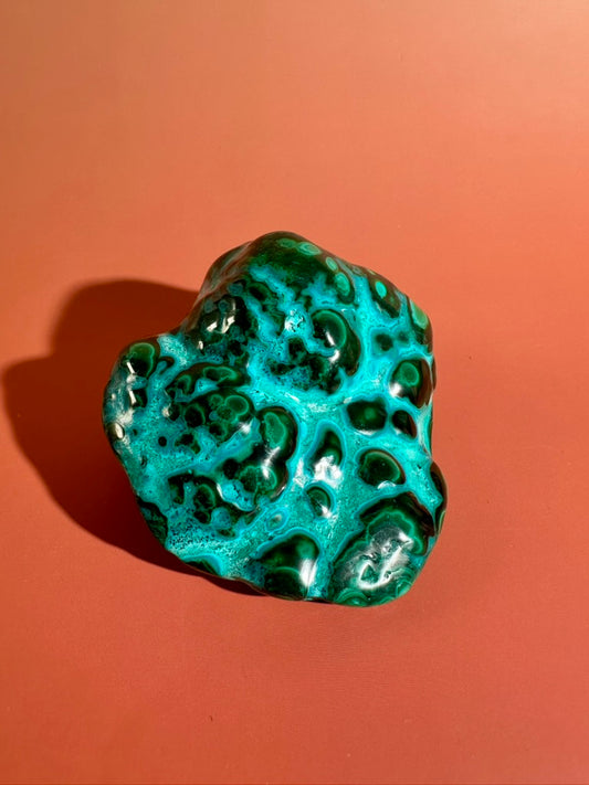 Malachite Chrysocolla Malacolla Polished Specimen Option I | Rare Congo Mineral