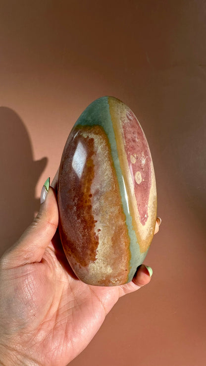 Polychrome Jasper Standing Freeform – Option G