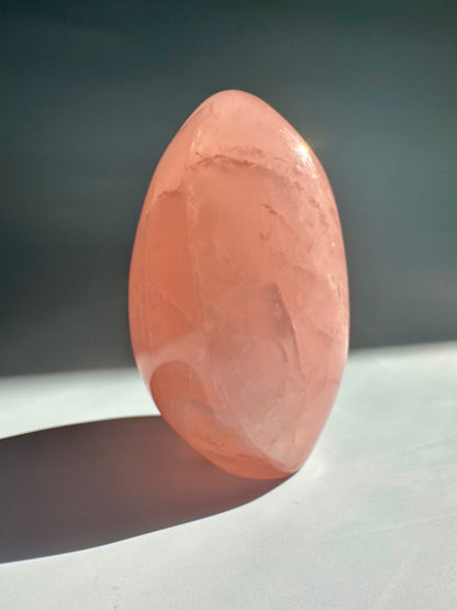 Large Rose Quartz Standing Freeform