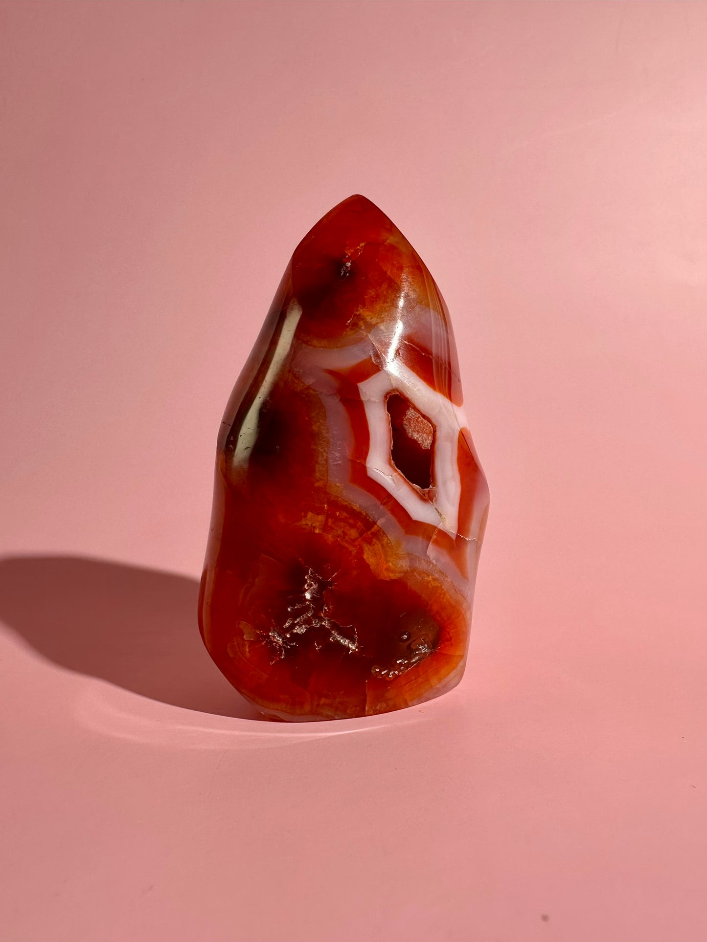 Carnelian Flame – Option M | Courage, Success & Empowerment Crystal