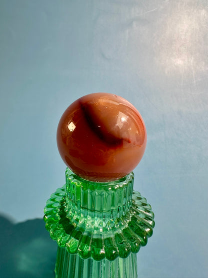 Carnelian Sphere – Option C | Collector Crystal, Strength & Personal Growth