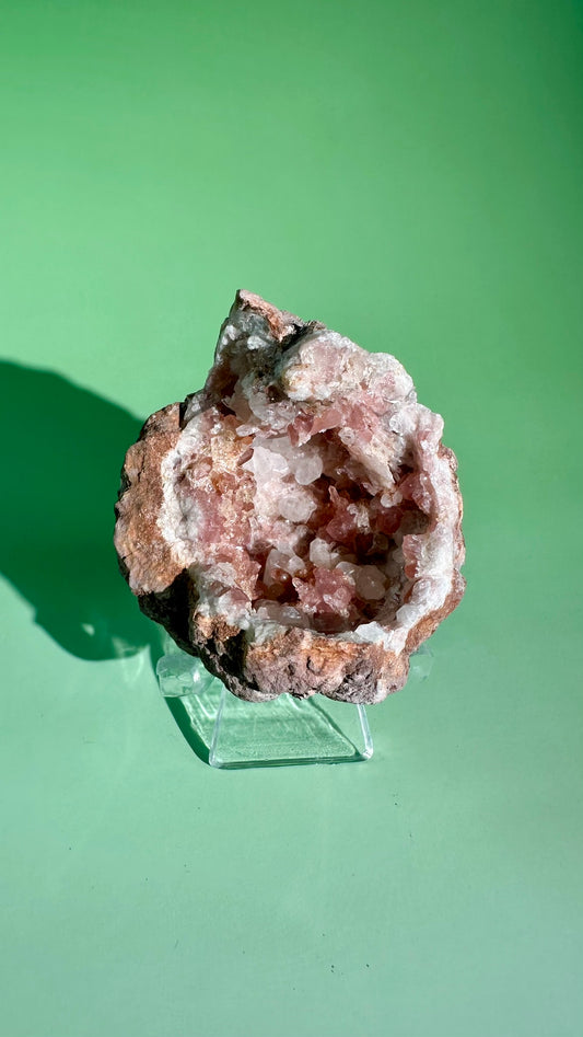 Pink Amethyst Geode Cluster – Option E