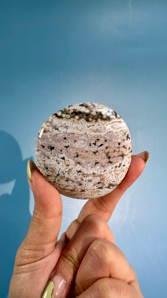 Ocean Jasper Palm Stone – Option G