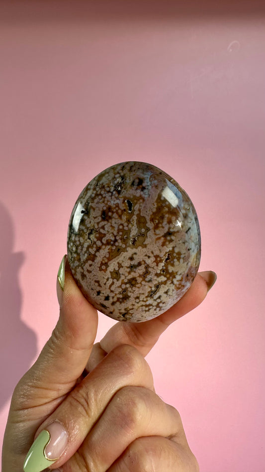Ocean Jasper Palm Stone – Option I