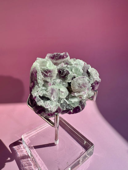 Green & Purple Fluorite Specimen – Option B