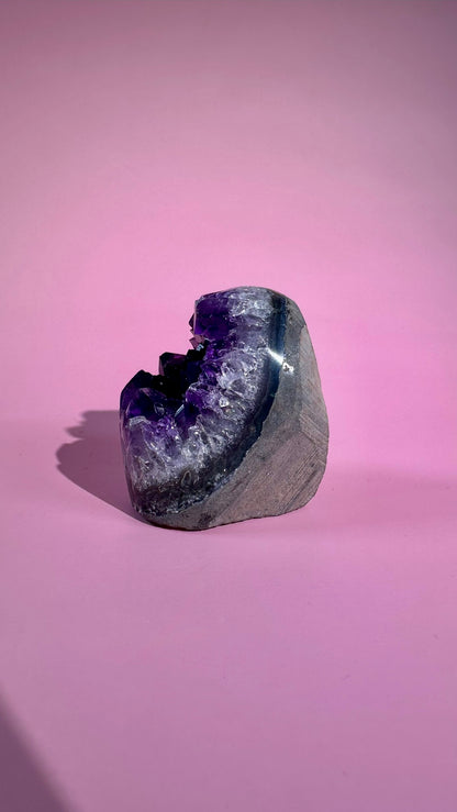 Small Uruguayan Amethyst Cut Base – Option A
