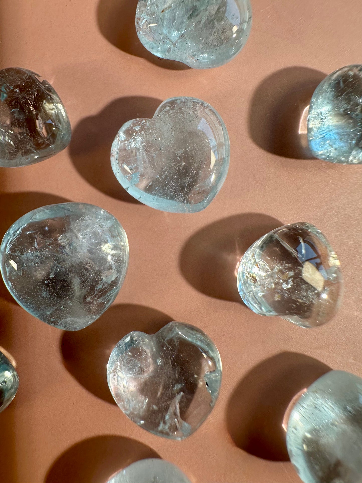 Teeny Aquamarine Heart