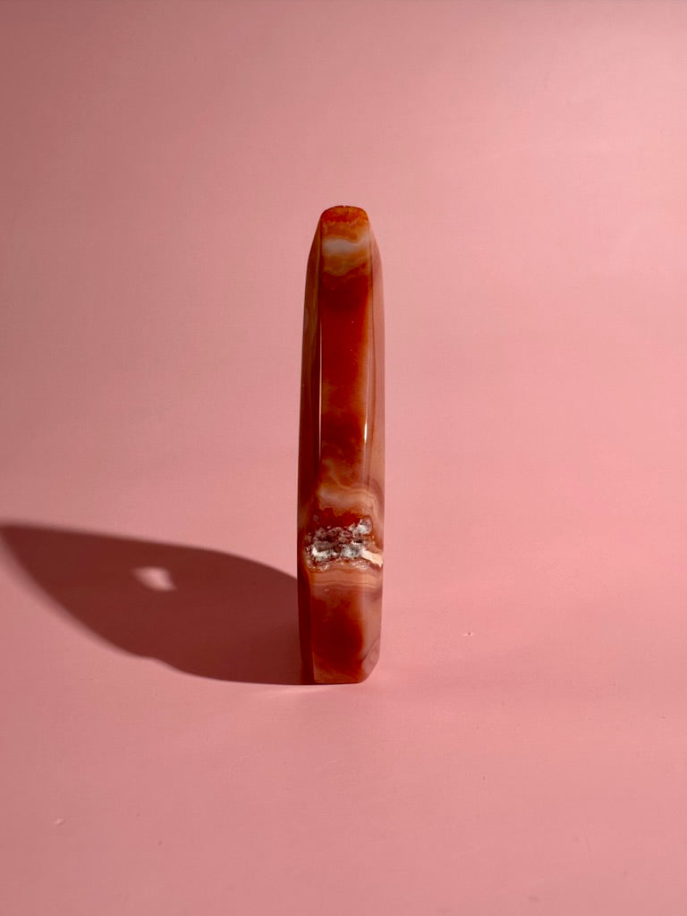 Carnelian Flame Option O | One-of-a-Kind Motivation & Confidence Crystal